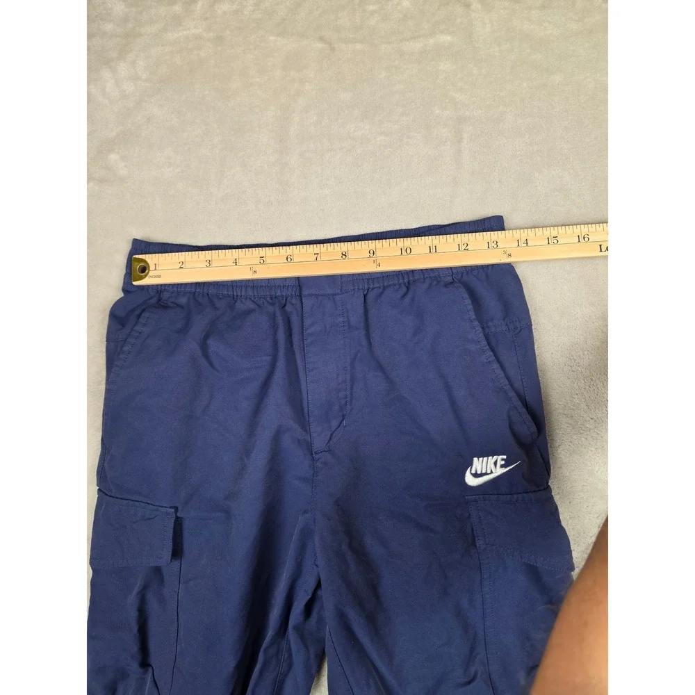 Nike Club Woven Cargo Pants Mens Small Blue DD5207-410 Sportswear